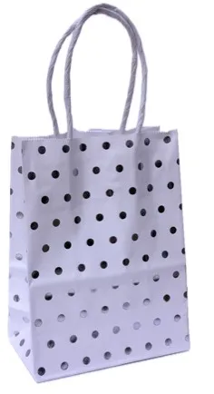 Пакет подарочный бумажный Крапинка 15*11*6см EL231106312